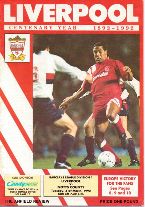 Liverpool FC v Notts County FC